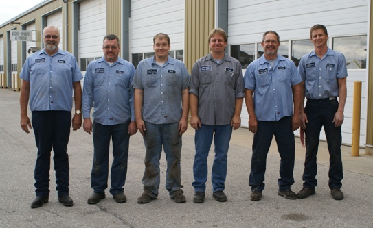 Roger, Jim, Bill, Joel, Kenny & Troy Mechanics Group Pic